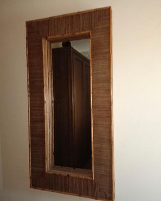 specchio in bamboo