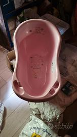 Vaschetta bagnetto Giordani zebra rosa 