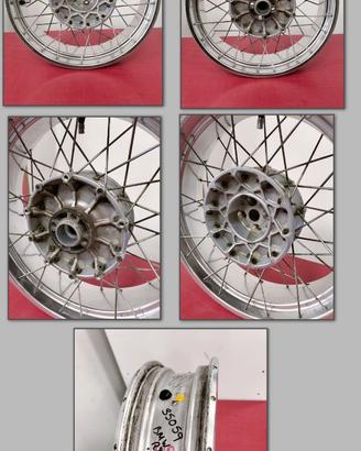 Coppia cerchi a raggi BMW R850R 2001 (35058, 35059