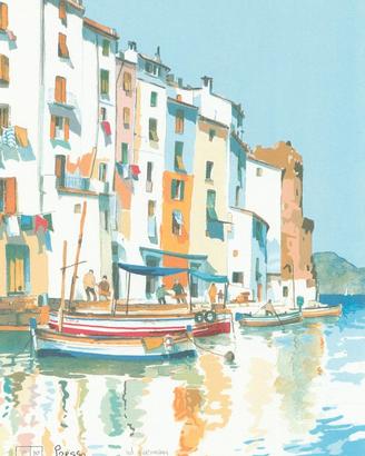 Presso Positano Serigrafia Aldo Riso 21x30