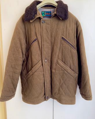 Giubbotto trapuntato marrone taglia M