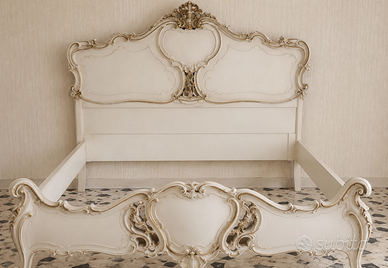 Letto matrimoniale barocco veneziano