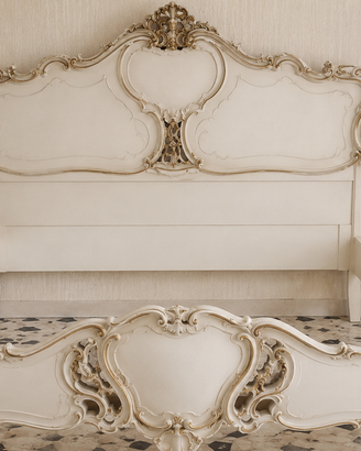 Letto matrimoniale barocco veneziano