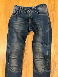 Jeans moto donna PMJ elasticizzati