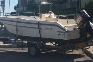 Barca Open 15 + Mercury 40cv + Carrello