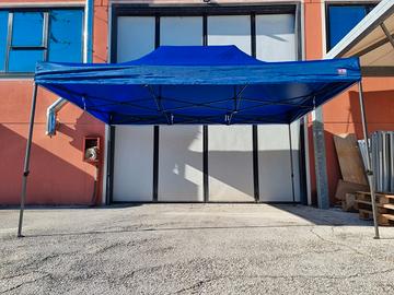 Gazebo rapido 3x4.5 Professional bianco o blu