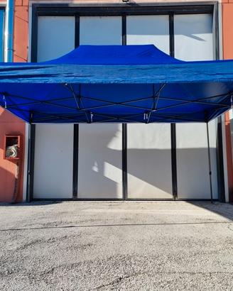 Gazebo rapido 3x4.5 Professional bianco o blu