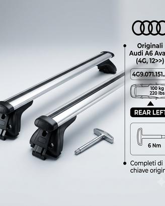 Barre Portatutto Originali Audi A6 Avant (4G)