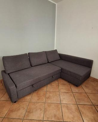 Divano letto angolare/contenitore