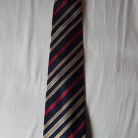 Cravatta regimental firmata Tino Cosma, anni '70