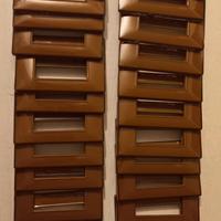 Placche Vimar Plana color tabacco