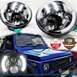 FARI 7" LED Angel Eyes PER Suzuki Samurai Santana