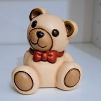 Ceramica Thun orsetto Teddy fiocco rosso lovers cl