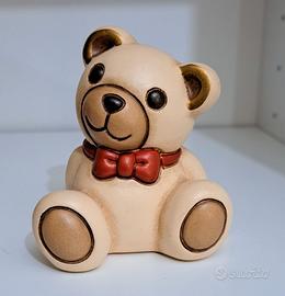 Ceramica Thun orsetto Teddy fiocco rosso lovers cl