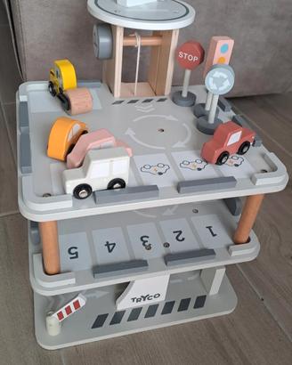 parcheggio auto in legno TRYCO