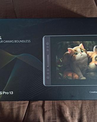 Tavoletta Huion Kamvas Pro 13" con supporto