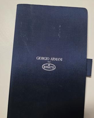 Esclusivo Blocco Notes Agenda Giorgio Armani