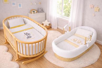 Set lenzuola per neonato, nuovi con copertina