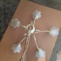 lampadario in ferro battuto