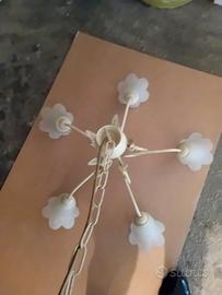 lampadario in ferro battuto