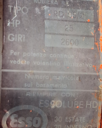 Motoagricola motore agricola