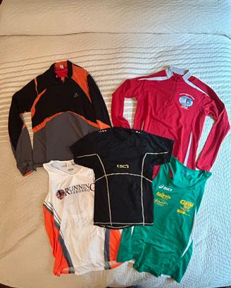 Abbigliamento vario da corsa