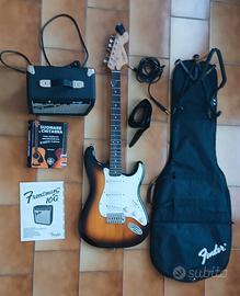 Chitarra elettrica  Fender con kit completo 