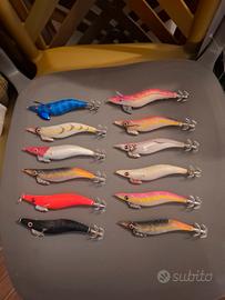 12 egi totanare DTD calamari e seppie 