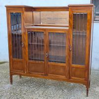 Antica vetrina liberty art nouveau