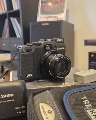 Canon Powershot G15 con accessori