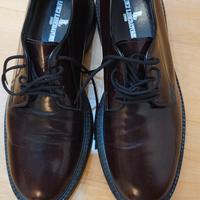 scarpa con lacci uomo, in pelle