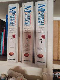 Collezione minerali e gemme volumi 1-2-3-4-5