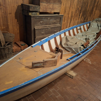 Barca a remi tipica lago d'Iseo Naet 7.20 m