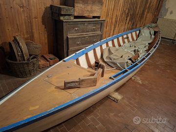 Barca a remi tipica lago d'Iseo Naet 7.20 m