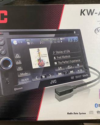 Autoradio FRONTALINO ESTRAIBILE JVC KW-AV61BT