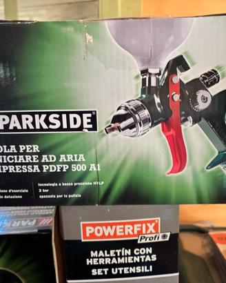 Pistola per verniciare aria compressa
