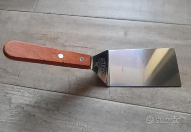 Spatola Barbecue paletta in acciaio inox e legno