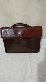 borsa da lavoro the bridge marrone in pelle 