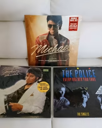 DISCHI LP MICHAEL JACKSON E POLICE