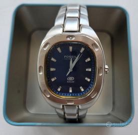 Orologio vintage da uomo Fossil Blue AM-3358