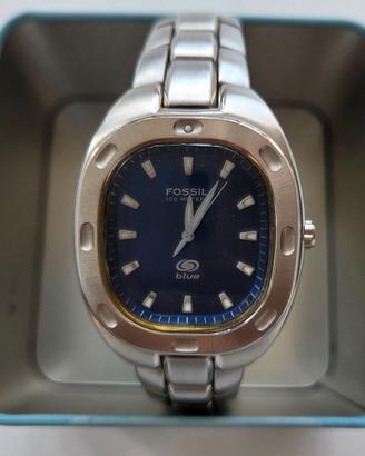 Orologio vintage da uomo Fossil Blue AM-3358