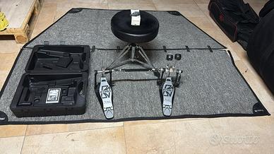 Doppio pedale Tama Iron Cobra + accessori batteria