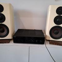 amplificatore kenwood ka-660d casse ciare
