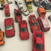 Modellini auto, moto, gru, escavatore, camion