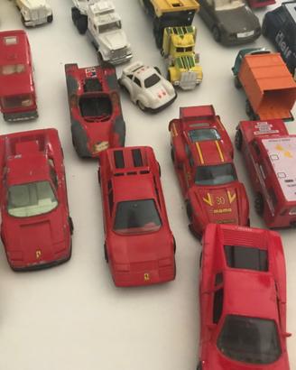 Modellini auto, moto, gru, escavatore, camion