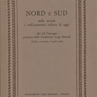 NORD E SUD NELLA SOCIETÀ E NELL'ECONOMIA