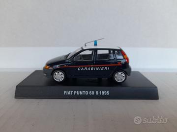 MODELLO FIAT PUNTO 60 S CARABINIERI DEA IN TECA