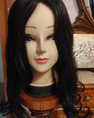 Parrucca topper capelli veri naturali