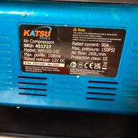 Compressore professionale 12V katsu 260L/min