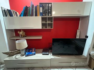 Mobile TV e libreria a moduli